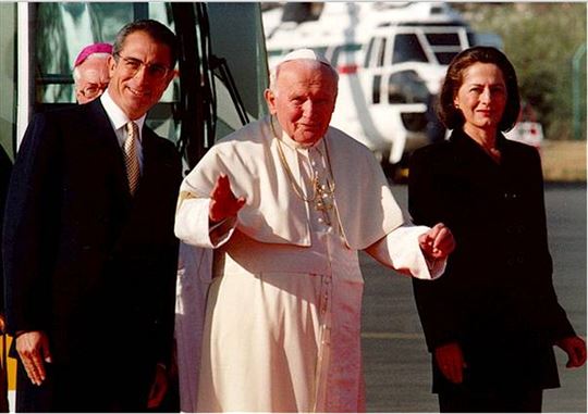 Visita a México de SS Juan Pablo II en 1999